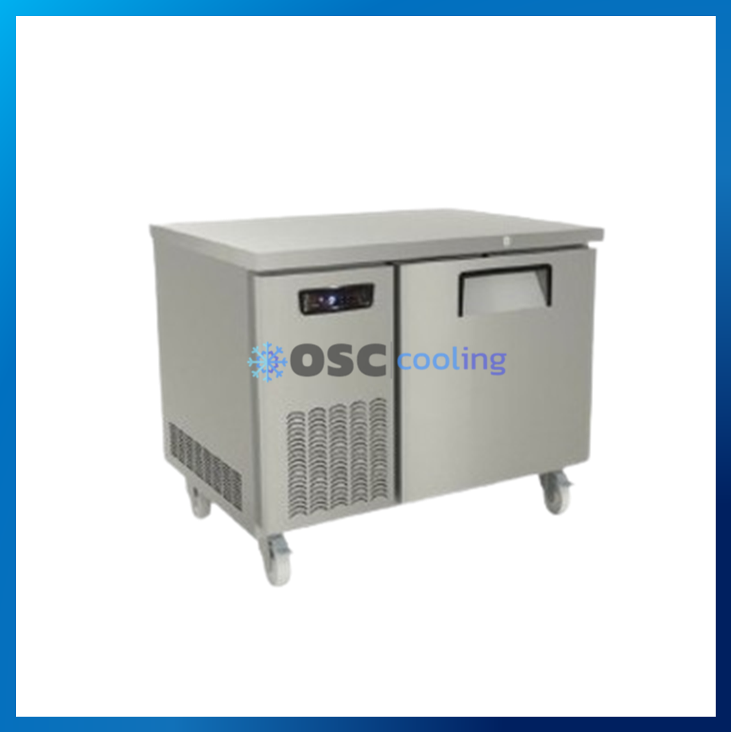 ตู้แช่เย็นเคาท์เตอร์สเตนเลส ความลึก 60 ซม. เกรด304 "SANDEN" 4.4 คิว INVERTER [SCR3-1006-Ai]