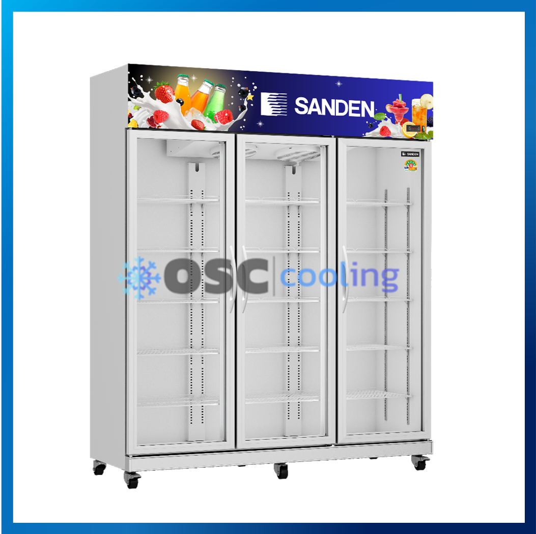 ตู้แช่เย็น 3 ประตู SANDEN ขนาด 41.7 คิว สีขาว [YPE-1650]